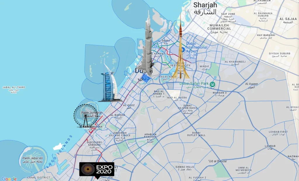 Best Real Estate Investment Opportunities in Dubai 1 Dubai Real Estate Map Explained